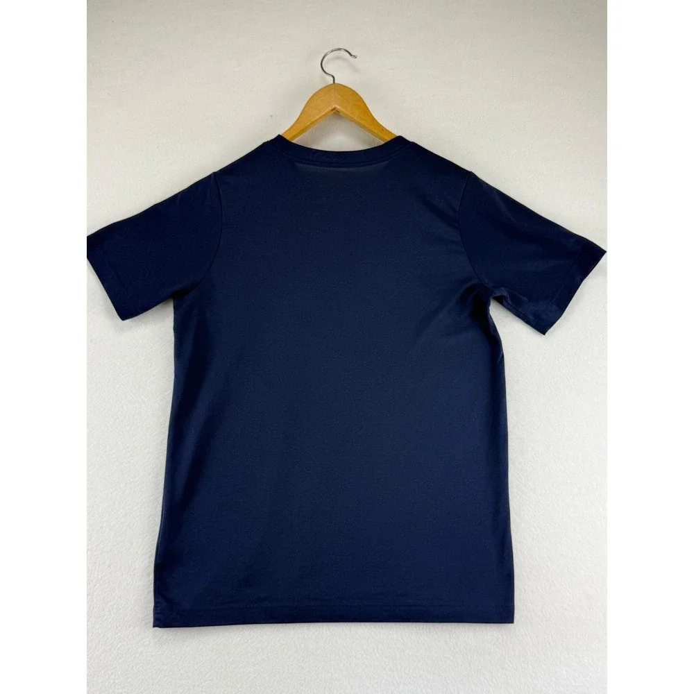 Nike Dri-FIT T-Shirt Kids XL Navy Blue Short Sleeve Athletic‎ Swoosh Tee
